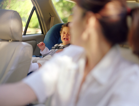 Child Distraught in Car